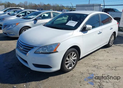 2014 Nissan Sentra Sv z USA, uszkodzony, nr VIN 3N1AB7AP1EY335433